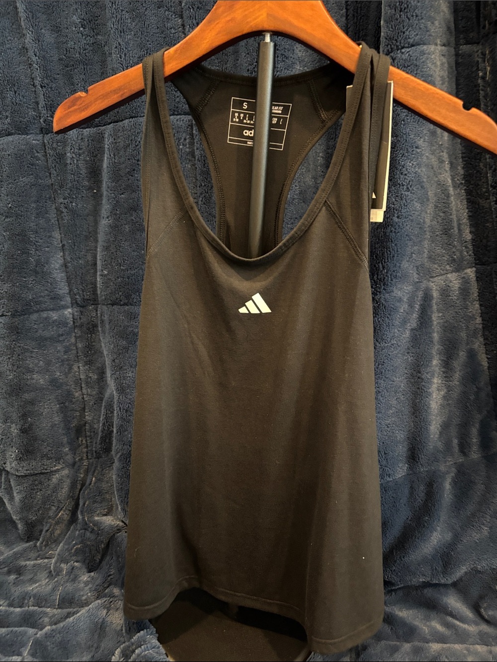 NWT adidas Women’s Black Racerback Regular Fit Tank Top Small